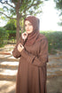Brown kaftan abaya-DaalAin