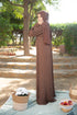 Brown kaftan abaya-DaalAin