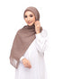 brown magnet hijab-DaalAin