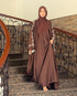 Crimson Brown Festive Abaya - DaalAin