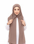 Dark Brown Magnetic Hijab