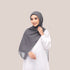 Gray Magnet Hijab - DaalAin