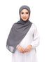 Dark Gray Magnetic Hijab