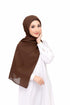 Dark Brown Magnetic Hijab