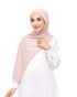 dusty rose magnetic hijab