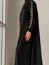Back view of Haya Abaya showing loose fitting modest design and floor length coverage