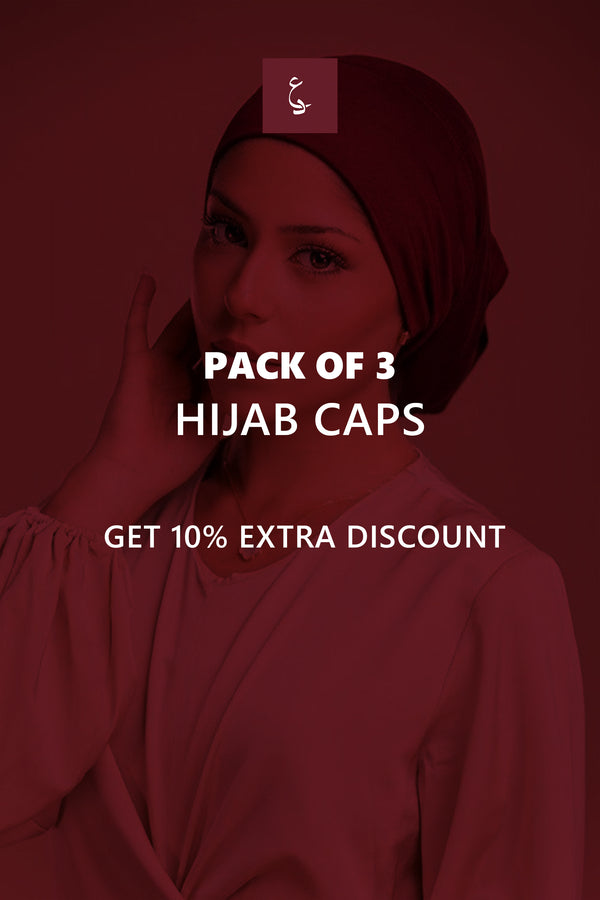 Buy 3 Hijab Caps (Get 10% Extra Discount)