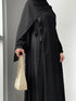 The Side-Tie Essential in Black