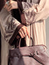 Cocoa Abaya – Chocolate Brown & Beige Embroidered 2-Piece Abaya