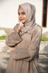 khaki classic cey abaya