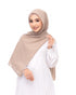 light brown chiffon magnet hijab