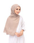 light brown chiffon magnet hijab