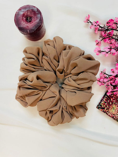 Light Brown Scrunchie - DaalAin