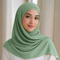 lime green chiffon hijab