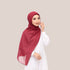 Maroon Magnet Hijab - DaalAin