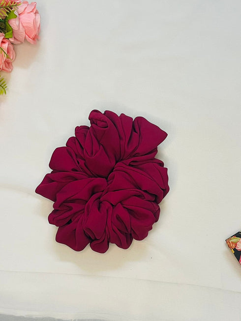 Maroon Scrunchie - DaalAin