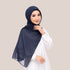 navy blue magnet hijab-DaalAin