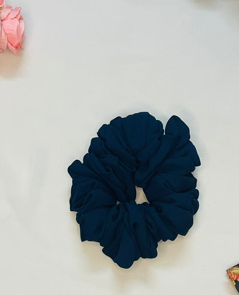 Navy Blue Scrunchie - DaalAin