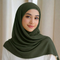 olive green chiffon hijab
