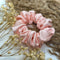 Peach Silk Scrunchie
