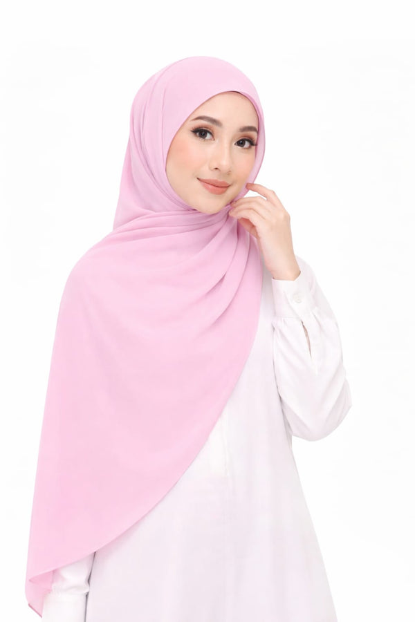 Patel Pink Magnetic Hijab