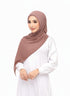 pinkish brown georgette magnetic chiffon hijab