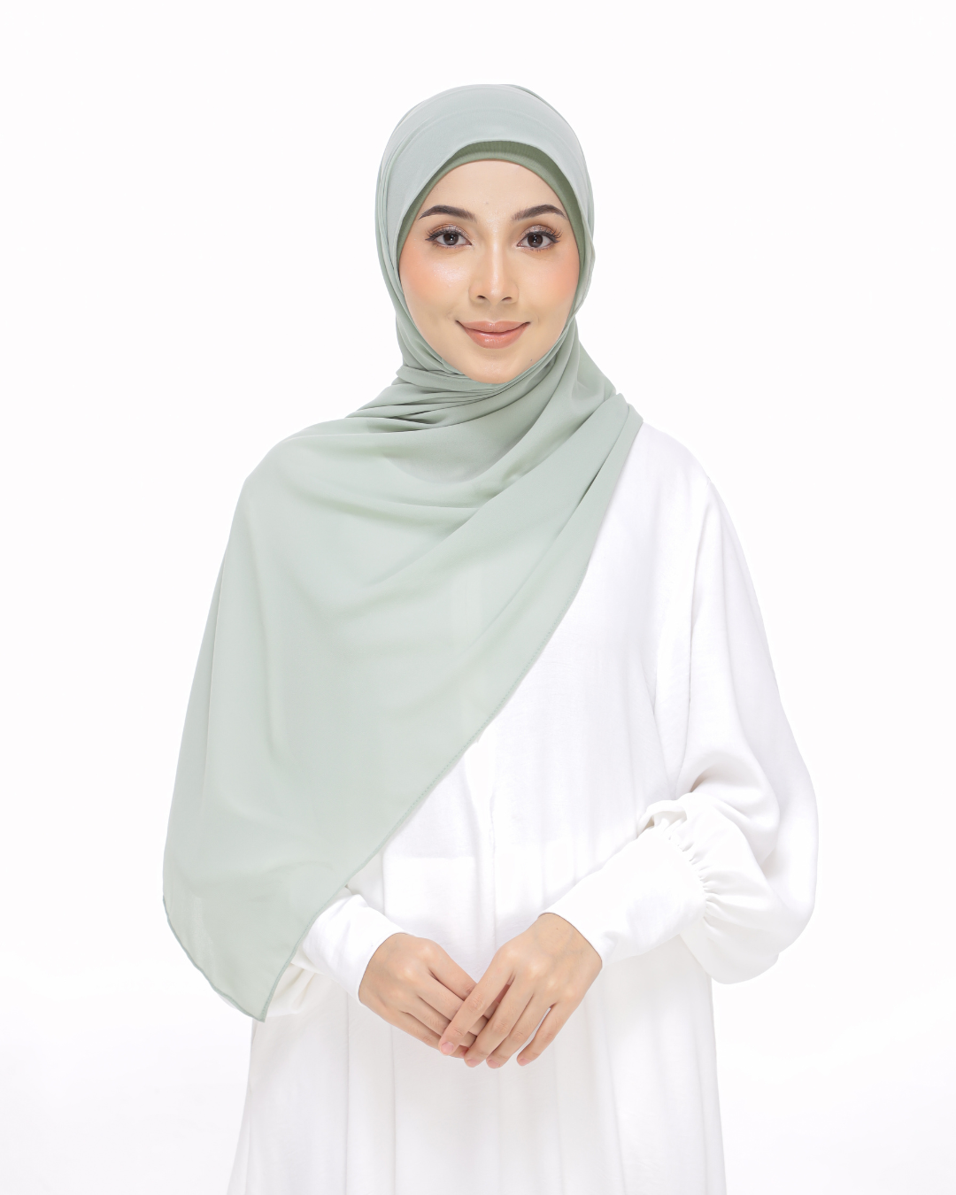 sage green hijab