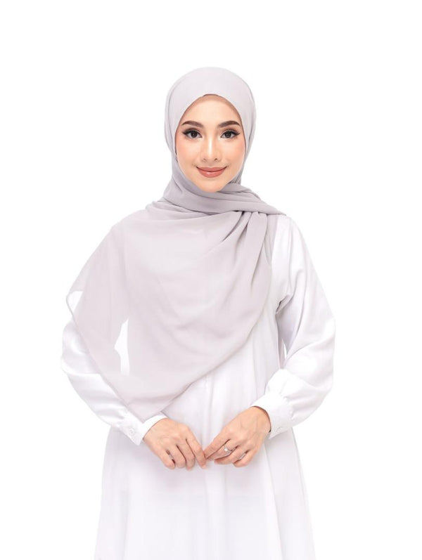 Silver Magnet Hijab by DaalAin