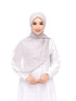 Silver Magnet Hijab by DaalAin