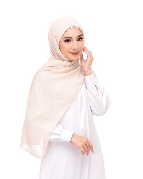 skin Chiffon Magnetic Hijab