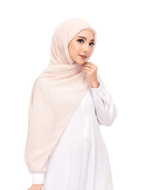 Skin Chiffon Magnetic Hijab