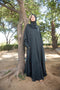 Slate Green kaftan abaya-DaalAin