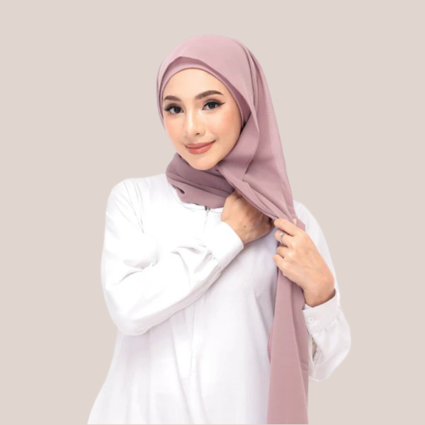 Tea Pink Magnet Hijab - DaalAin