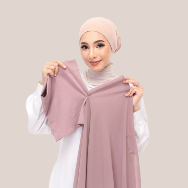 Tea Pink Magnet Hijab - DaalAin