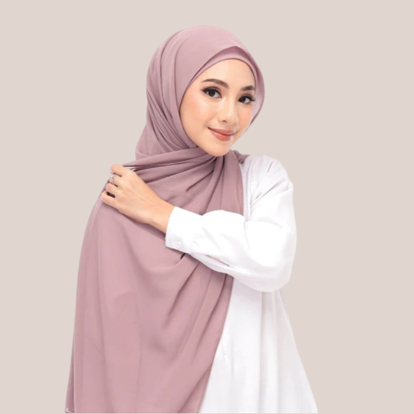 Tea Pink Magnet Hijab - DaalAin