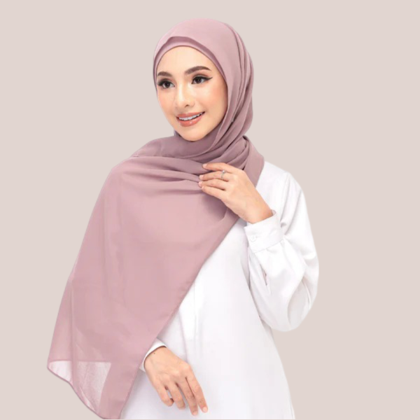 Tea Pink Magnet Hijab - DaalAin