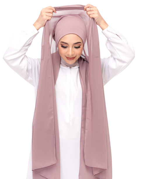 Tea pink hijab-DaalAin
