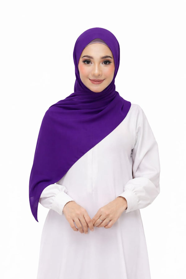 chiffon magnetic hijab