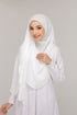 White Noor Hijab