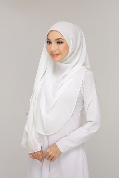 White Noor Hijab