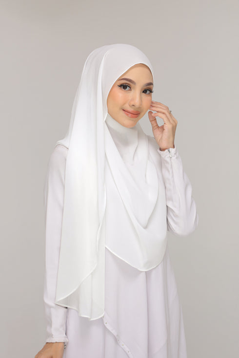 White Noor Hijab