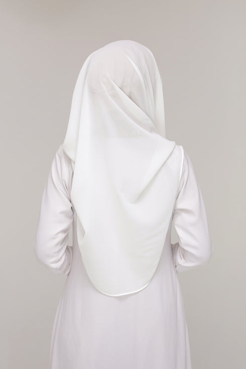 White Noor Hijab