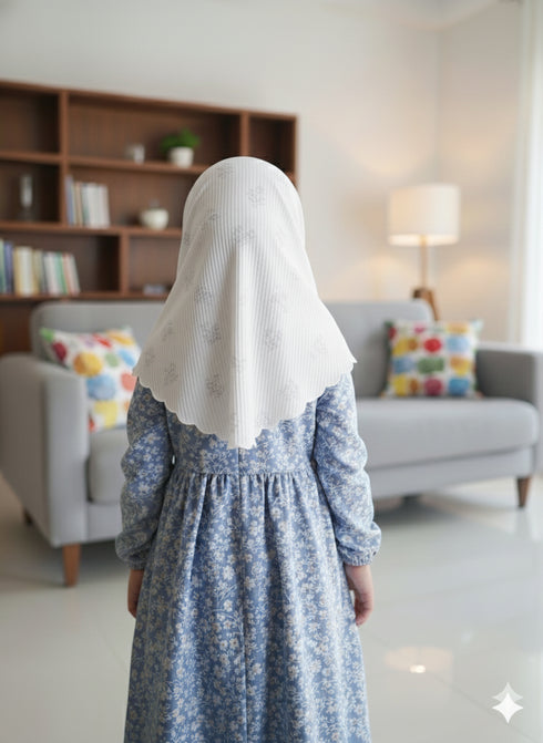 White Ready-Go Kids' Hijab