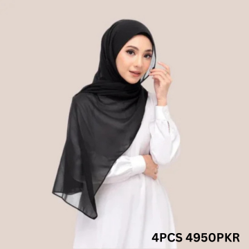 Black Magnet Hijab