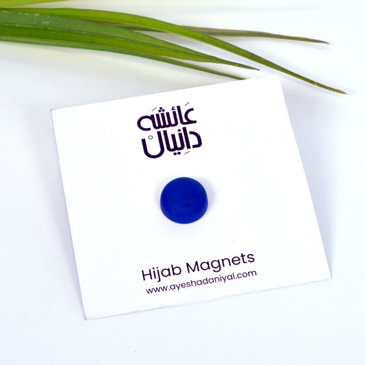 Round Blue Magnet (Matte) - DaalAin