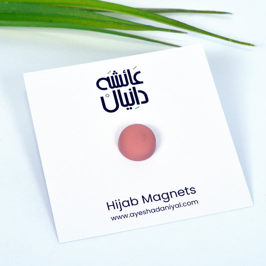 Round Magnet Tea Pink(Matte) - DaalAin