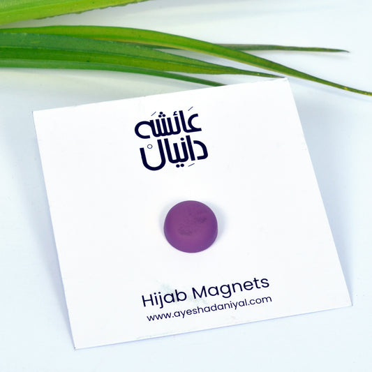 Round Purple Magnet (Matte) - DaalAin