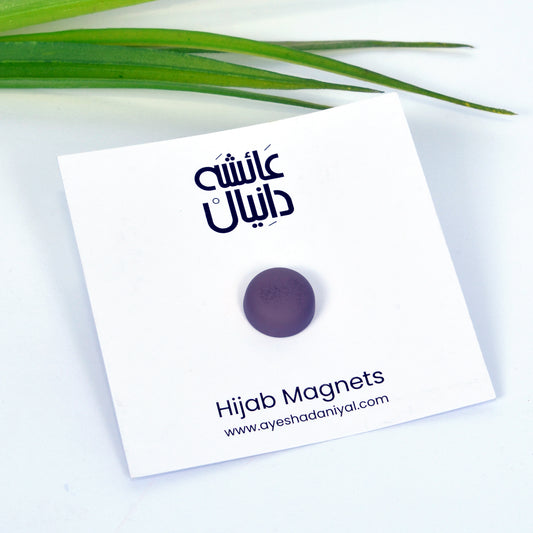 Round Dark Gray Magnet (Matte) - DaalAin