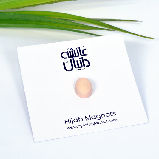 Oval OffWhite Magnet (Matte) - DaalAin