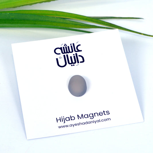 Oval Gray Magnet (Matte) - DaalAin